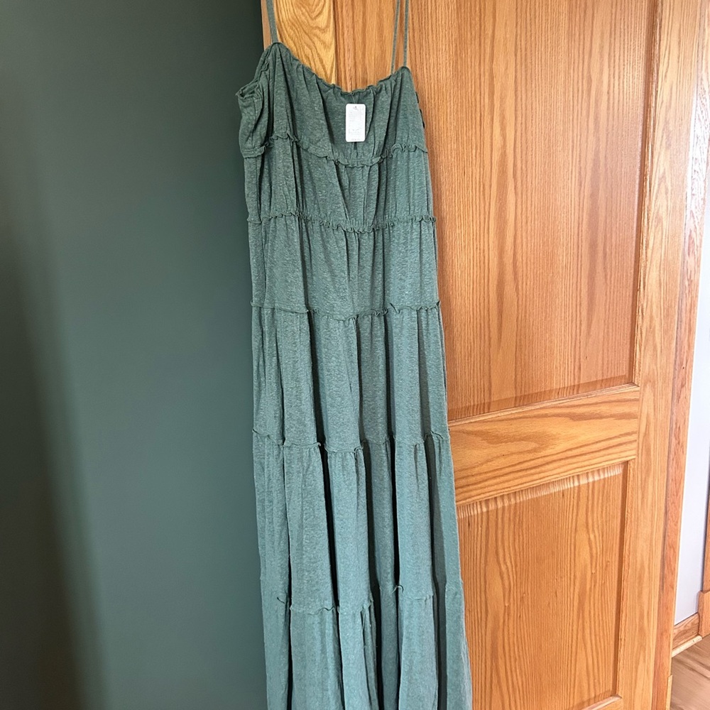 Free People Green Maxi Dress